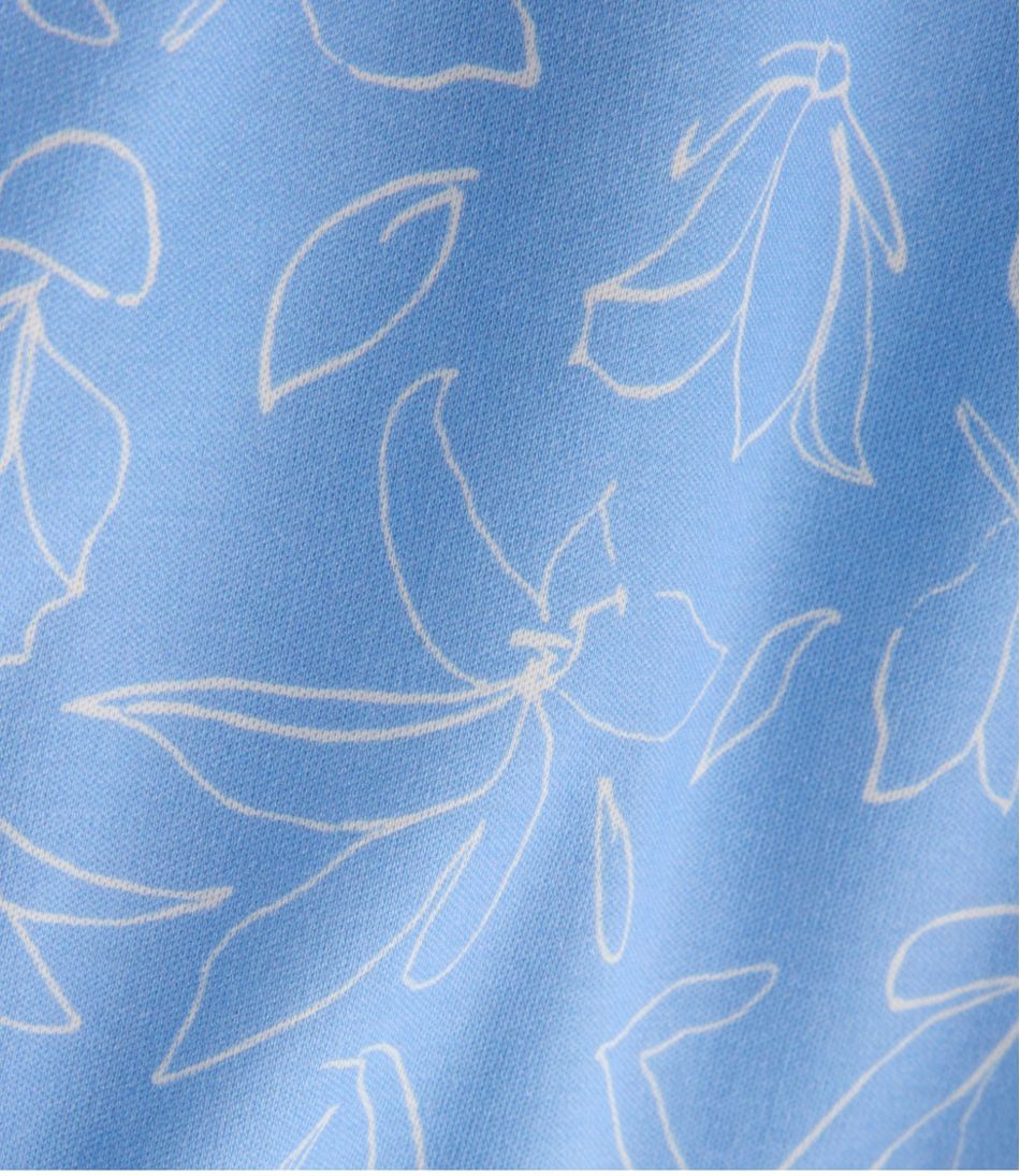 L.L.BeanWomen's Pima Cotton Tunic, Three-Quarter-Sleeve Splitneck Print