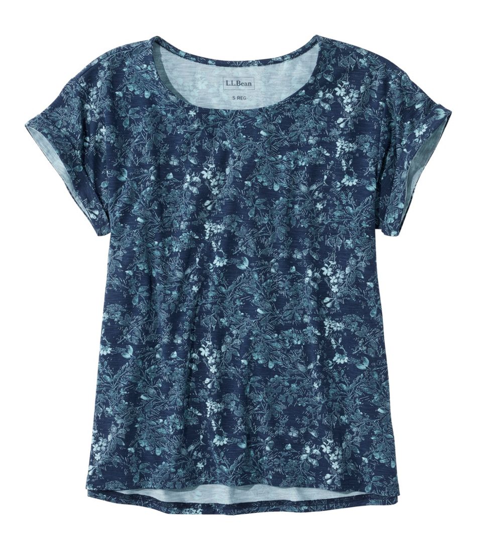 L.L.BeanWomen's Camden Hills Tee, Short-Sleeve Print