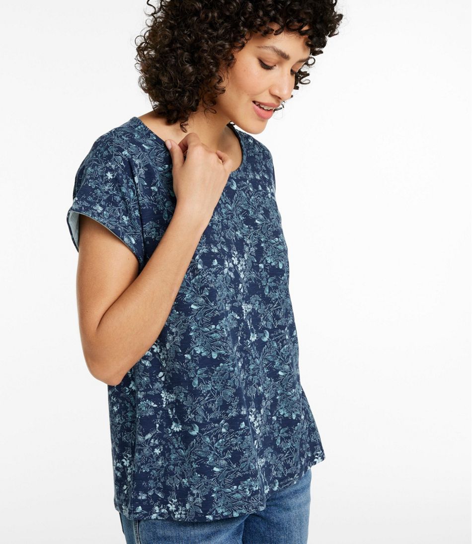L.L.BeanWomen's Camden Hills Tee, Short-Sleeve Print
