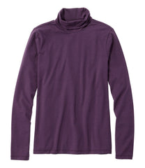 L.L.BeanWomen's Soft Stretch Supima-Blend Tee, Turtleneck