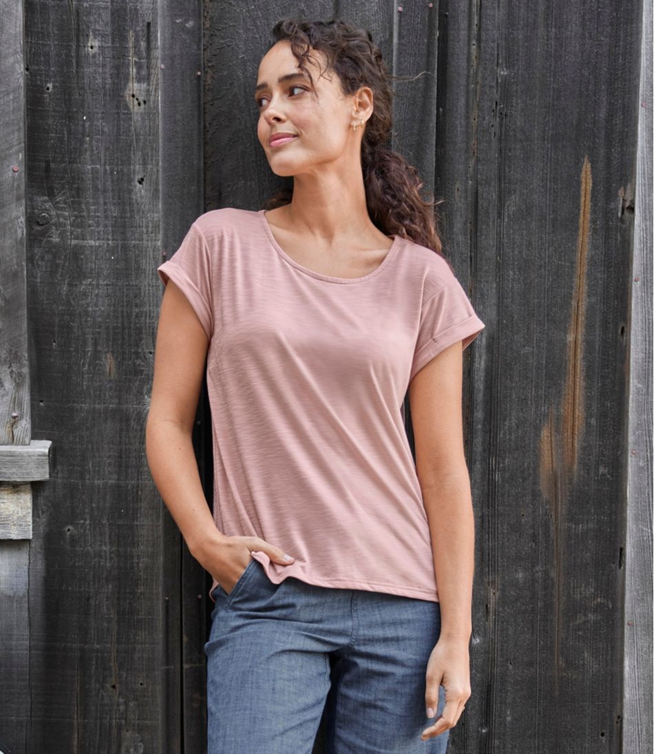 L.L.BeanWomen's Camden Hills Tee, Short-Sleeve