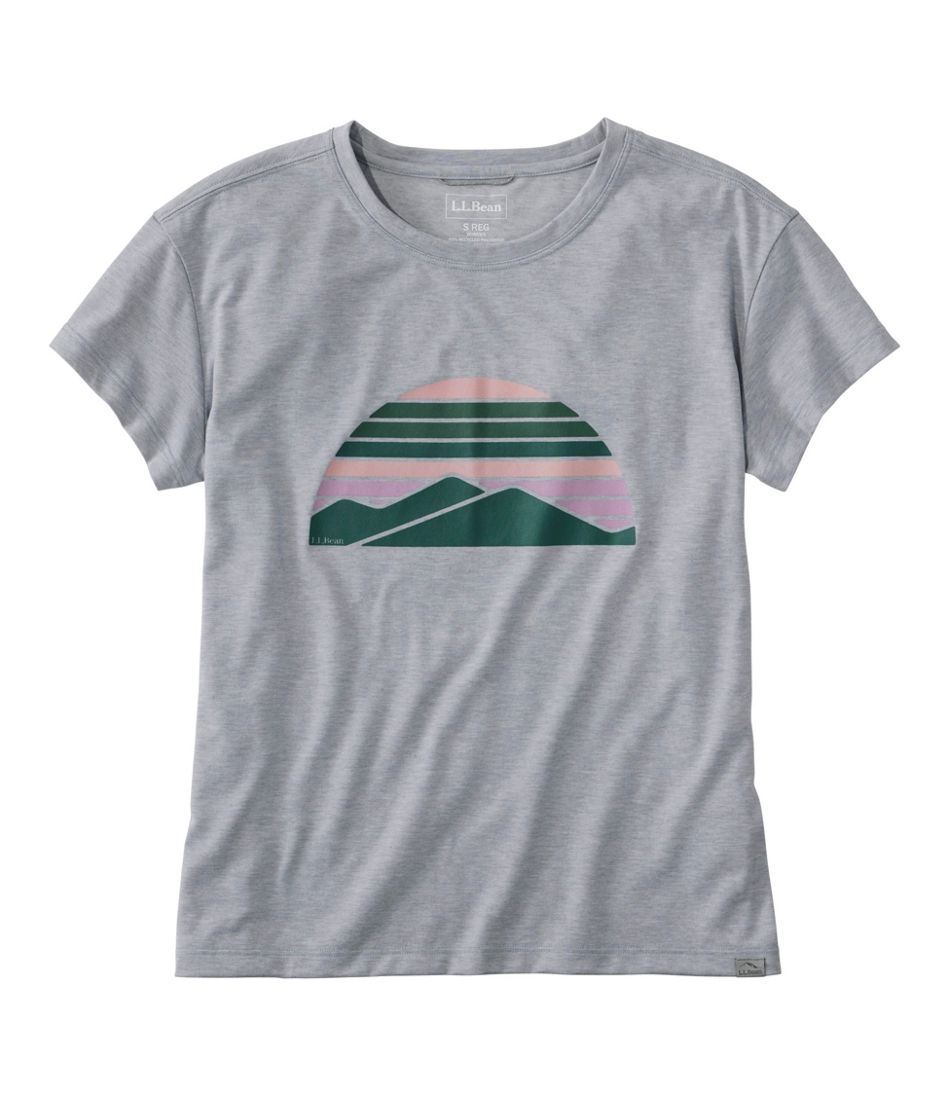 L.L.BeanWomen's Vista Camp Tee, Short-Sleeve Graphic Crew