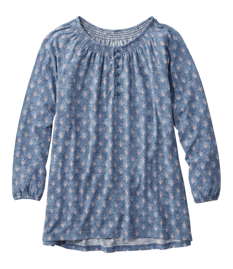L.L.BeanWomen's Camden Hills Tee, Three-Quarter-Sleeve Print