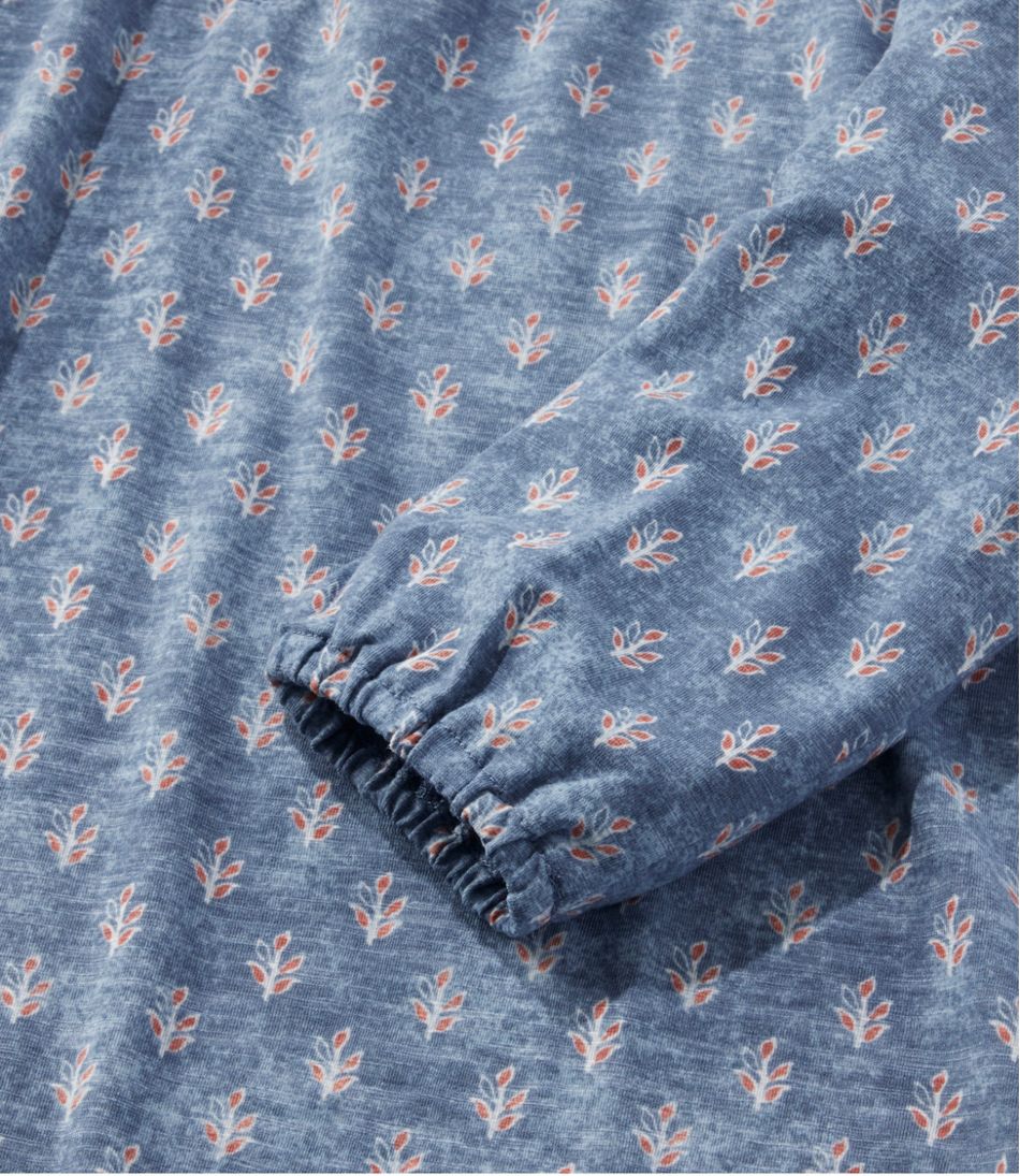L.L.BeanWomen's Camden Hills Tee, Three-Quarter-Sleeve Print