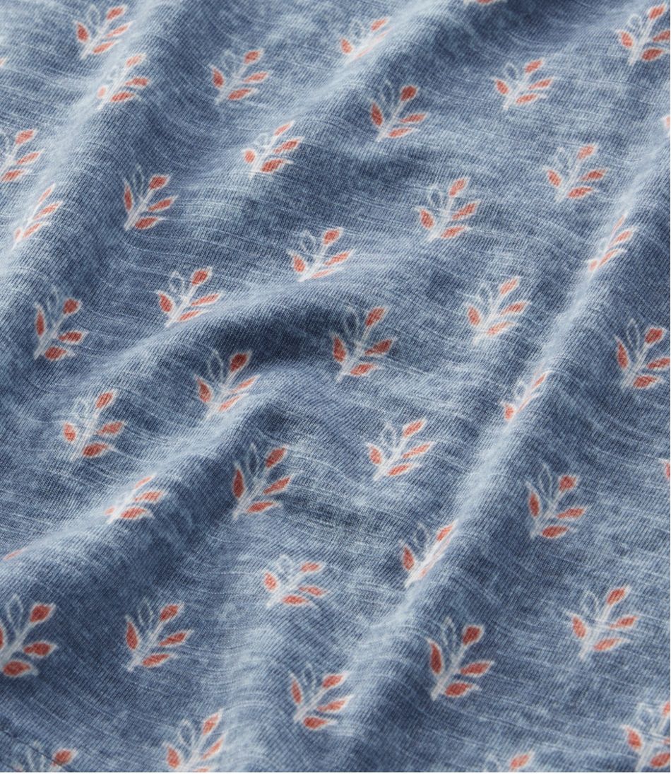 L.L.BeanWomen's Camden Hills Tee, Three-Quarter-Sleeve Print