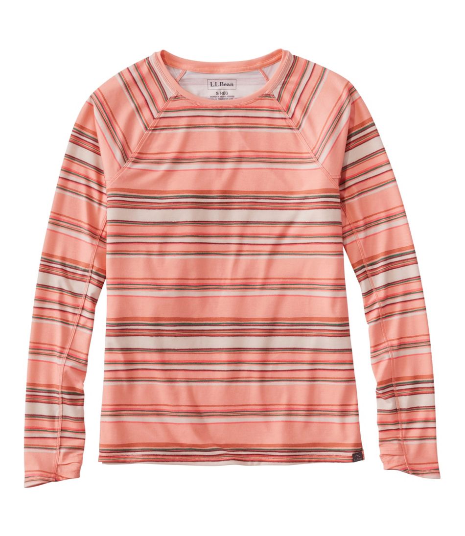 L.L.BeanWomen's Everyday SunSmart® Tee, Crewneck Long-Sleeve Stripe