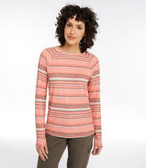 L.L.BeanWomen's Everyday SunSmart® Tee, Crewneck Long-Sleeve Stripe