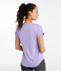 L.L.BeanWomen's Streamside Tee, Short-Sleeve Splitneck