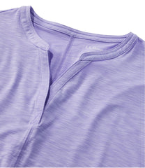 L.L.BeanWomen's Streamside Tee, Short-Sleeve Splitneck