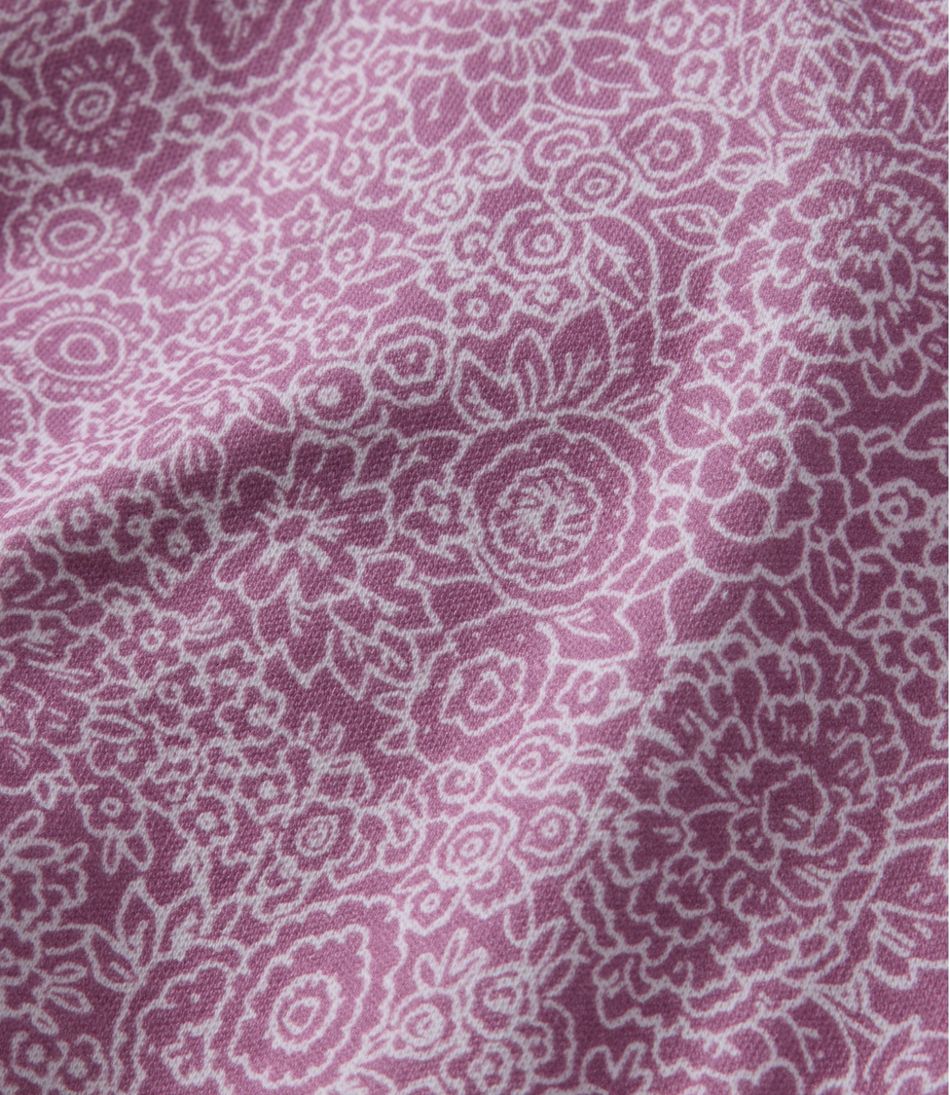 L.L.BeanWomen's Tee, Short-Sleeve Notch-Neck Print
