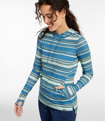 L.L.BeanWomen's Everyday SunSmart® Hooded Pullover, Long-Sleeve Stripe