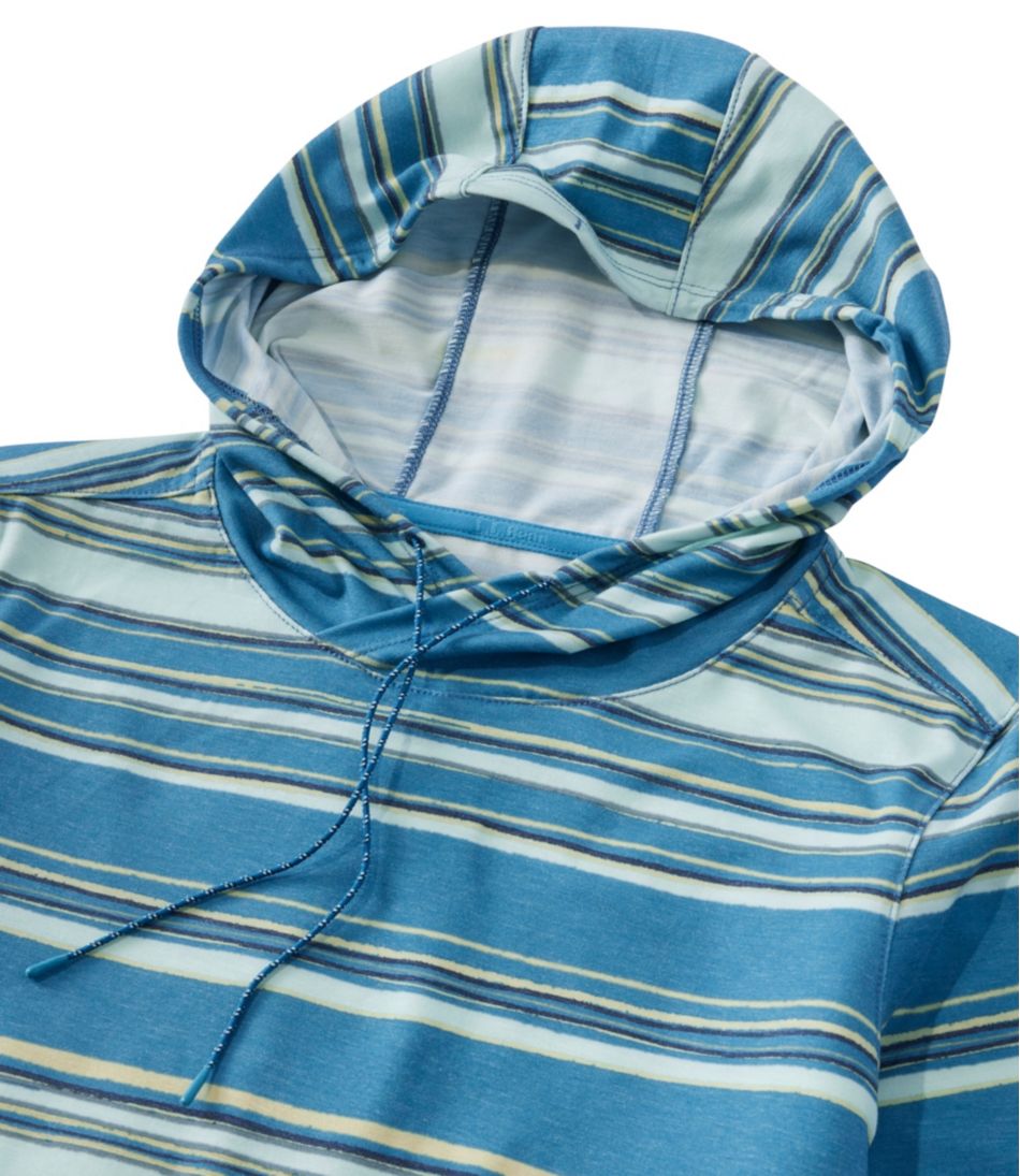 L.L.BeanWomen's Everyday SunSmart® Hooded Pullover, Long-Sleeve Stripe