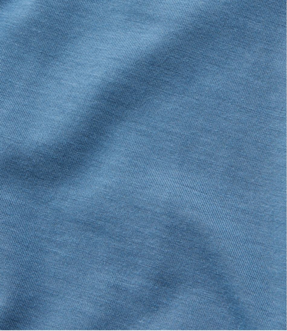 L.L.BeanWomen's Soft Stretch Supima-Blend Tee, Short-Sleeve V-Neck