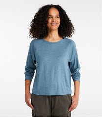 L.L.BeanWomen's Movement Essential Tee, Long-Sleeve Cropped