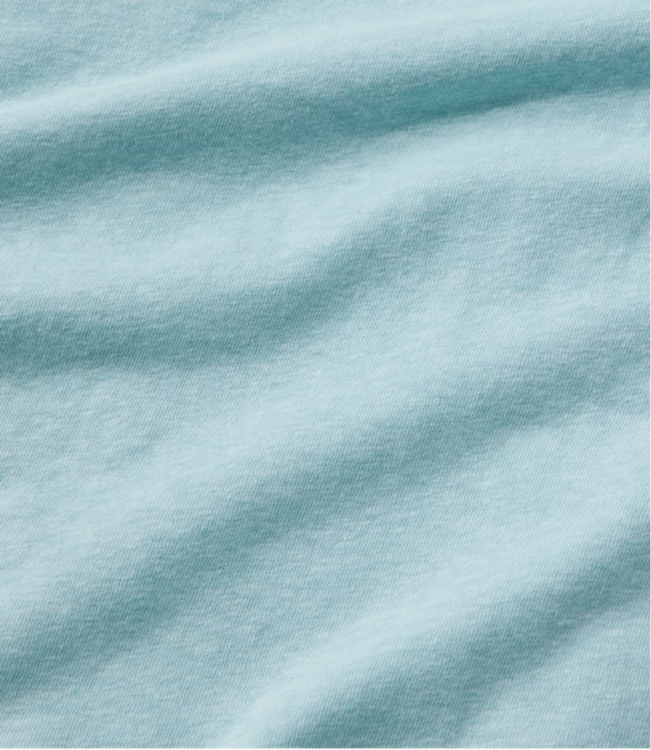 L.L.BeanWomen's Linen/Cotton Tee, Three-Quarter-Sleeve Splitneck Polo