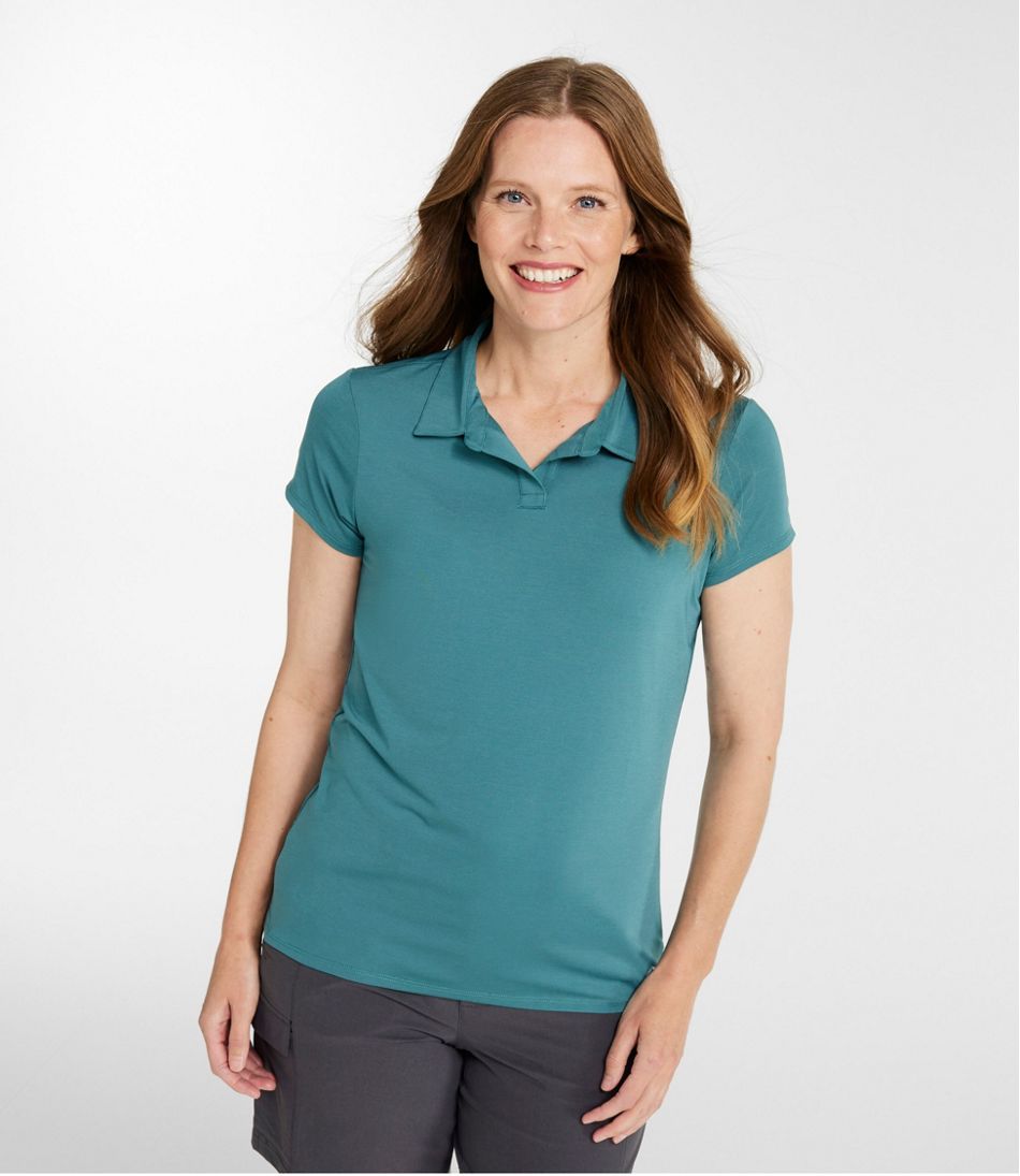 L.L.BeanWomen's Access Trail Polo, Short-Sleeve
