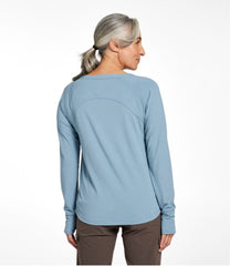 L.L.BeanWomen's Ribbed Performance Tee, Long-Sleeve Splitneck
