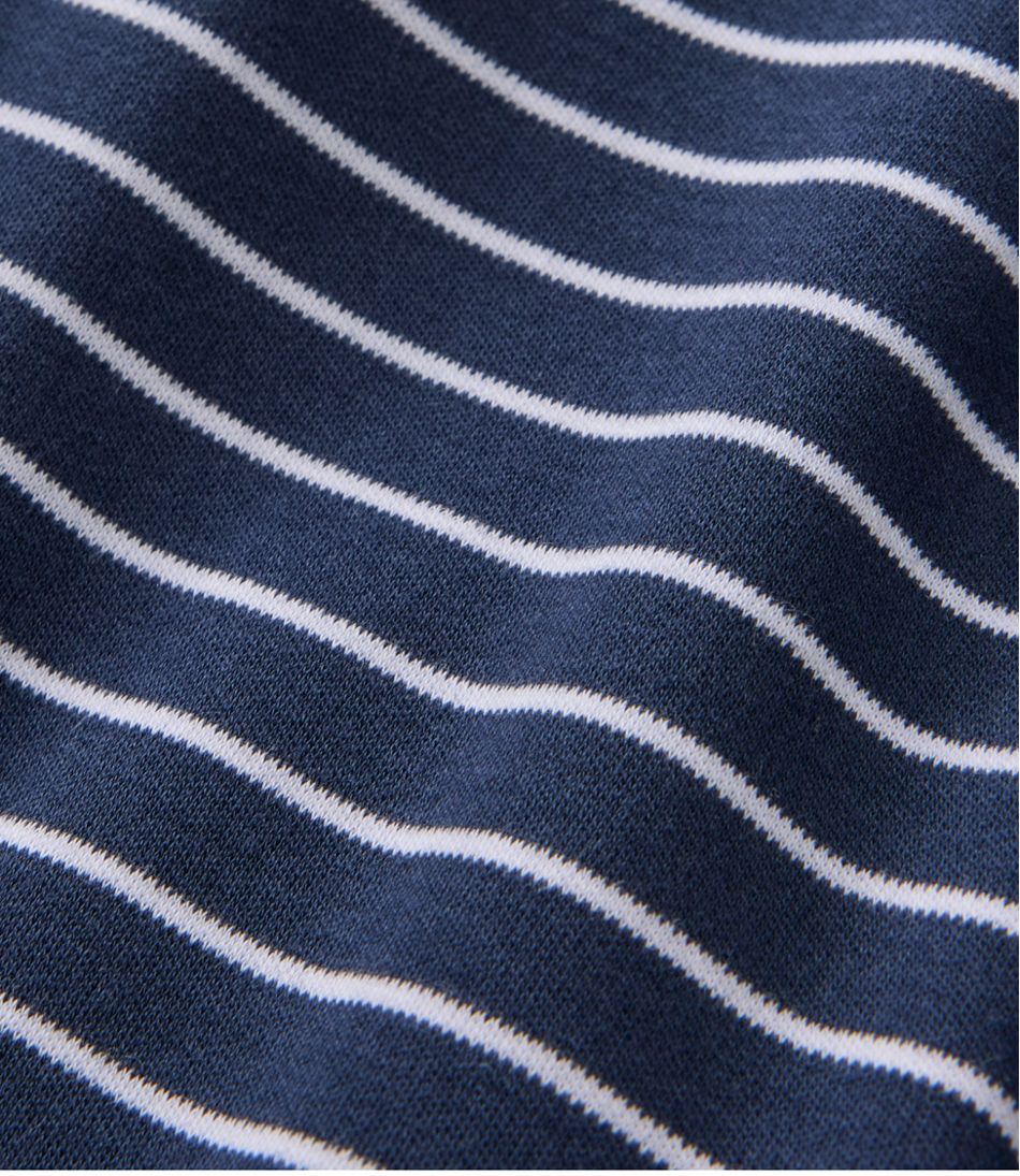 L.L.BeanWomen's Pima Cotton Tee, Short-Sleeve Crewneck Stripe