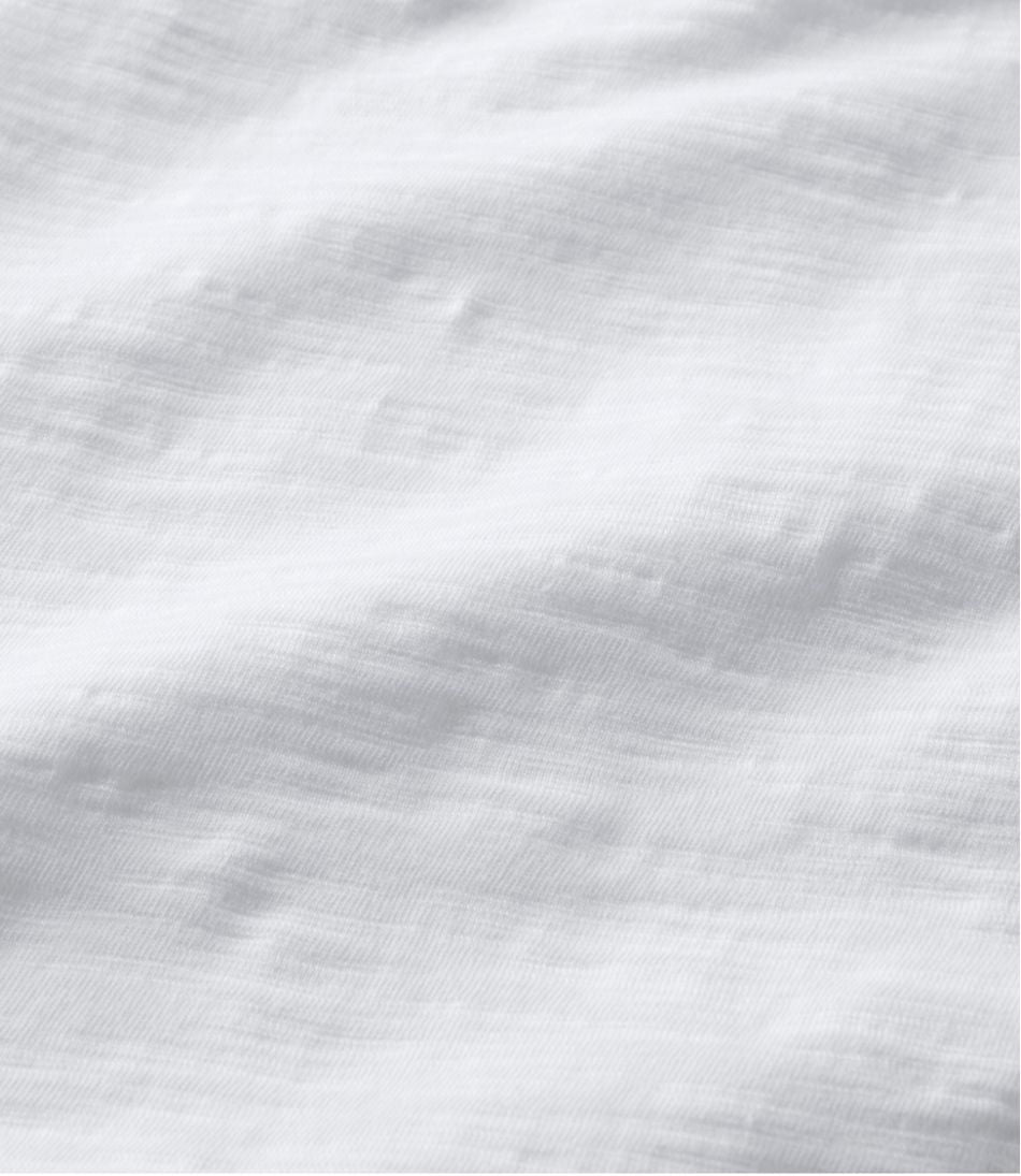 L.L.BeanWomen's Signature Slub Tee, Short-Sleeve Henley
