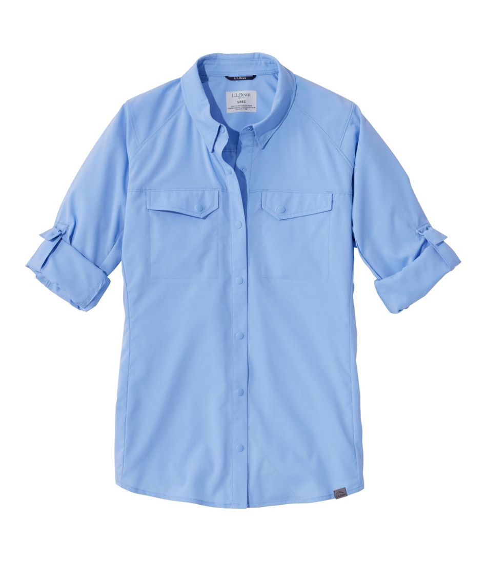 L.L.BeanWomen's Tropicwear CoolPro Fishing Shirt, Long-Sleeve