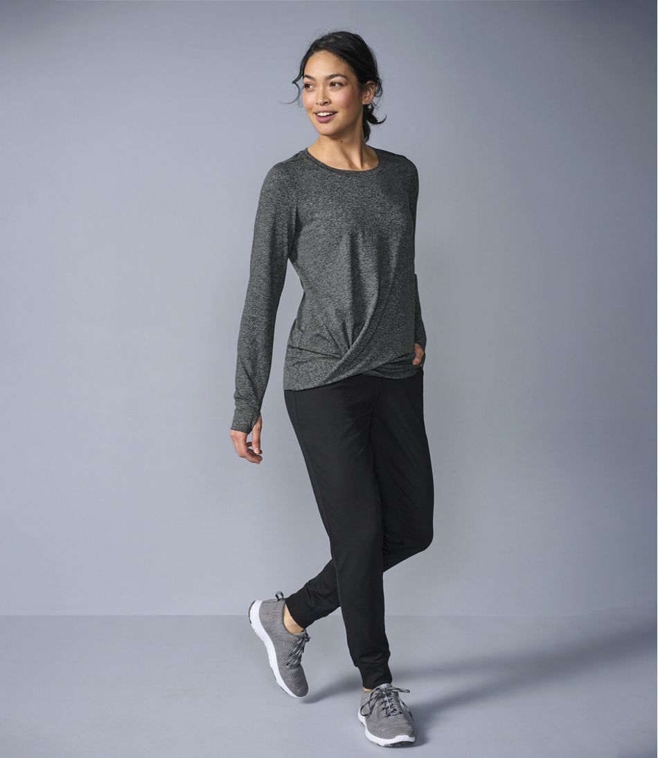 L.L.BeanWomen's VentureSoft Twist-Front Top, Long-Sleeve