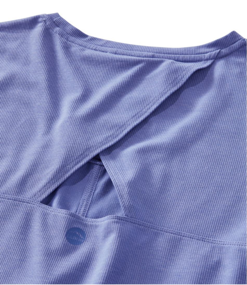 L.L.BeanWomen's Ribbed Performance Tee, Short-Sleeve