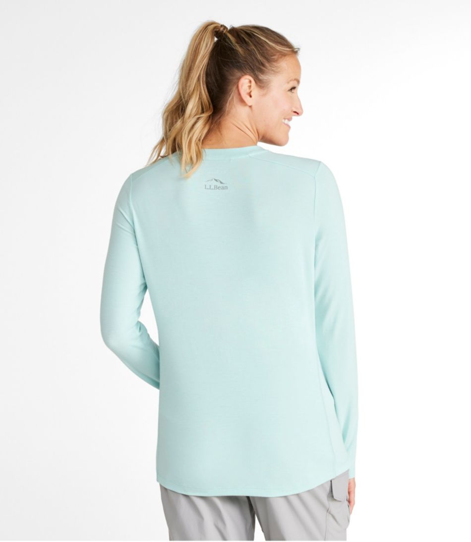 L.L.BeanWomen's Tropicwear Comfort Crew, Long-Sleeve