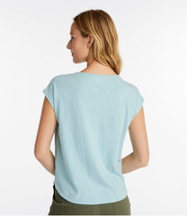 L.L.BeanWomen's Linen/Cotton Tee, Short-Sleeve Scoopneck
