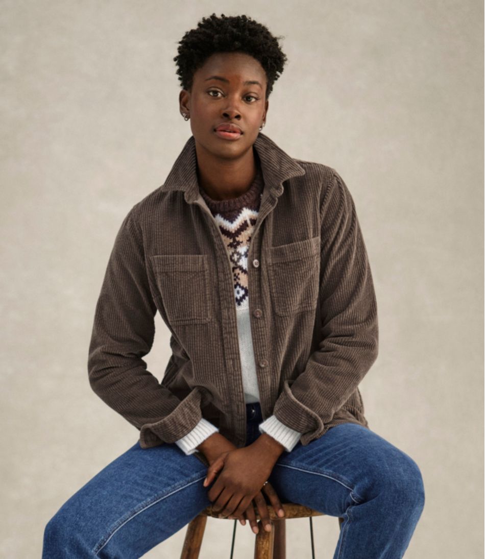 L.L.BeanWomen's Comfort Corduroy Relaxed Shirt
