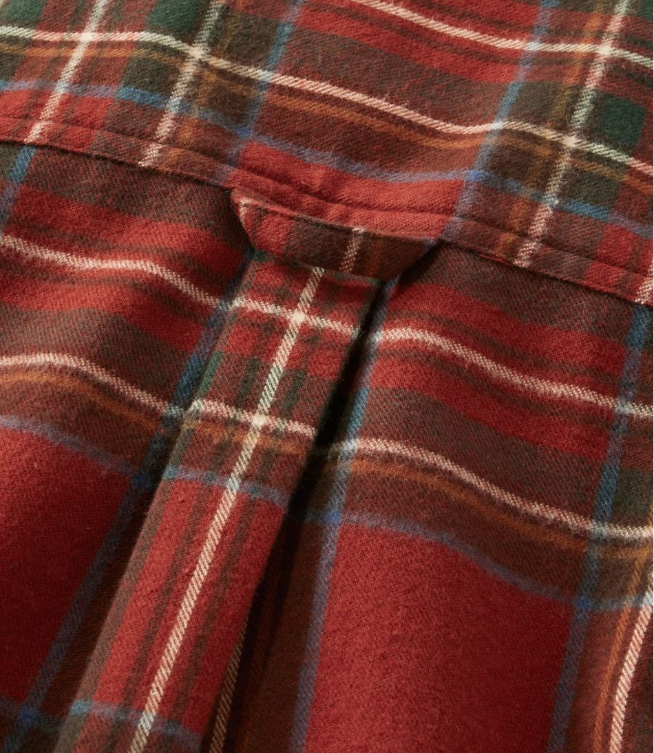 L.L.BeanWomen's Scotch Plaid Flannel Shirt, Boyfriend