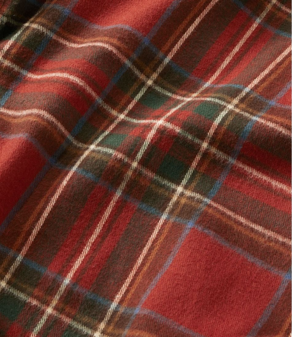 L.L.BeanWomen's Scotch Plaid Flannel Shirt, Boyfriend