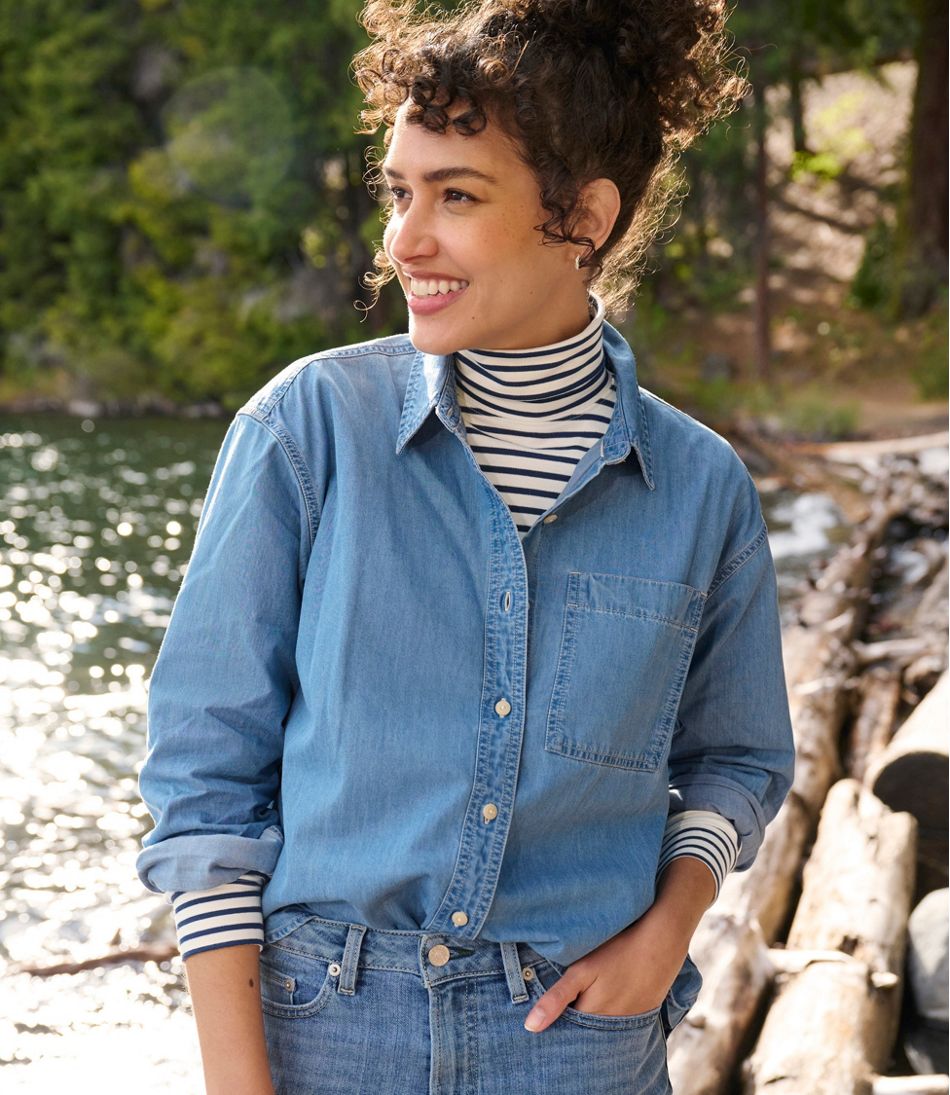 L.L.BeanWomen's Denim Boyfriend Shirt
