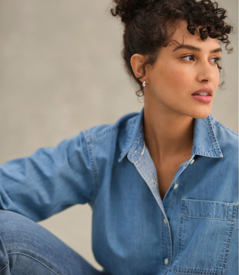 L.L.BeanWomen's Denim Boyfriend Shirt