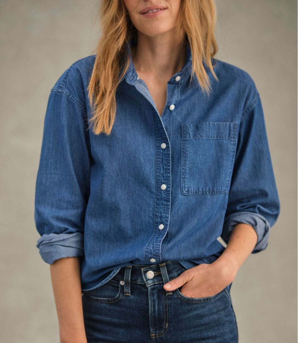 L.L.BeanWomen's Denim Boyfriend Shirt
