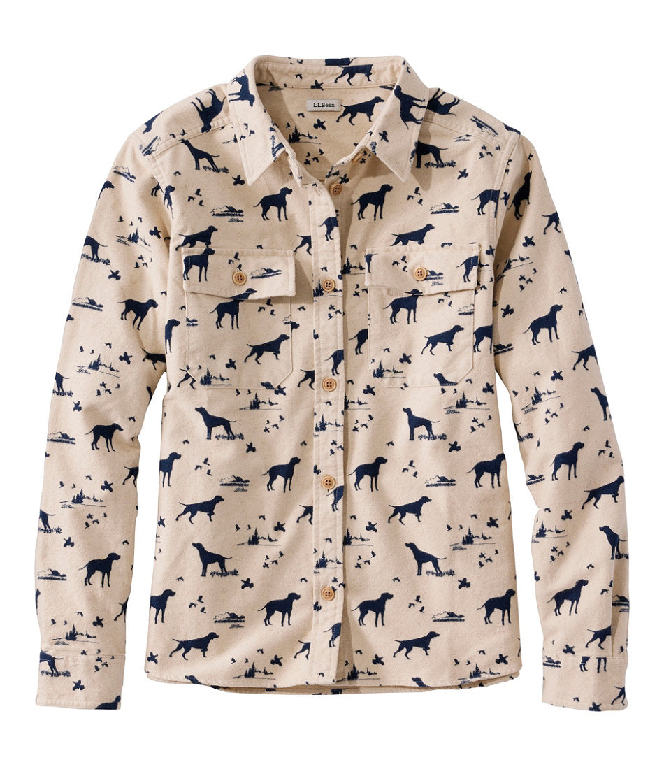 Oyster Tan Dog Print,X-Small