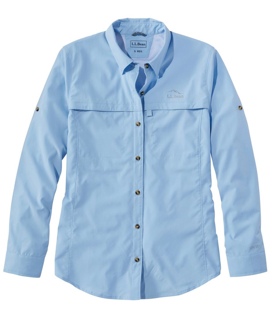 L.L.BeanWomen's Tropicwear Shirt, Long-Sleeve