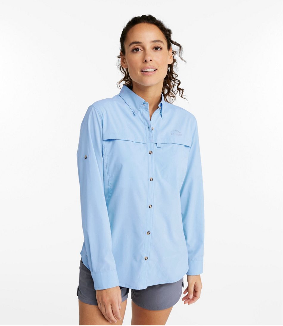 L.L.BeanWomen's Tropicwear Shirt, Long-Sleeve