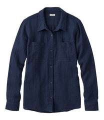 L.L.BeanWomen's Cloud Gauze Shirt, Long-Sleeve