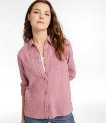 L.L.BeanWomen's Cloud Gauze Shirt, Long-Sleeve