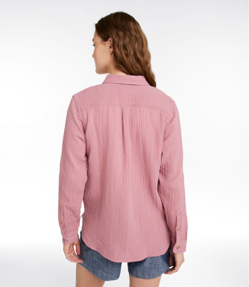 L.L.BeanWomen's Cloud Gauze Shirt, Long-Sleeve