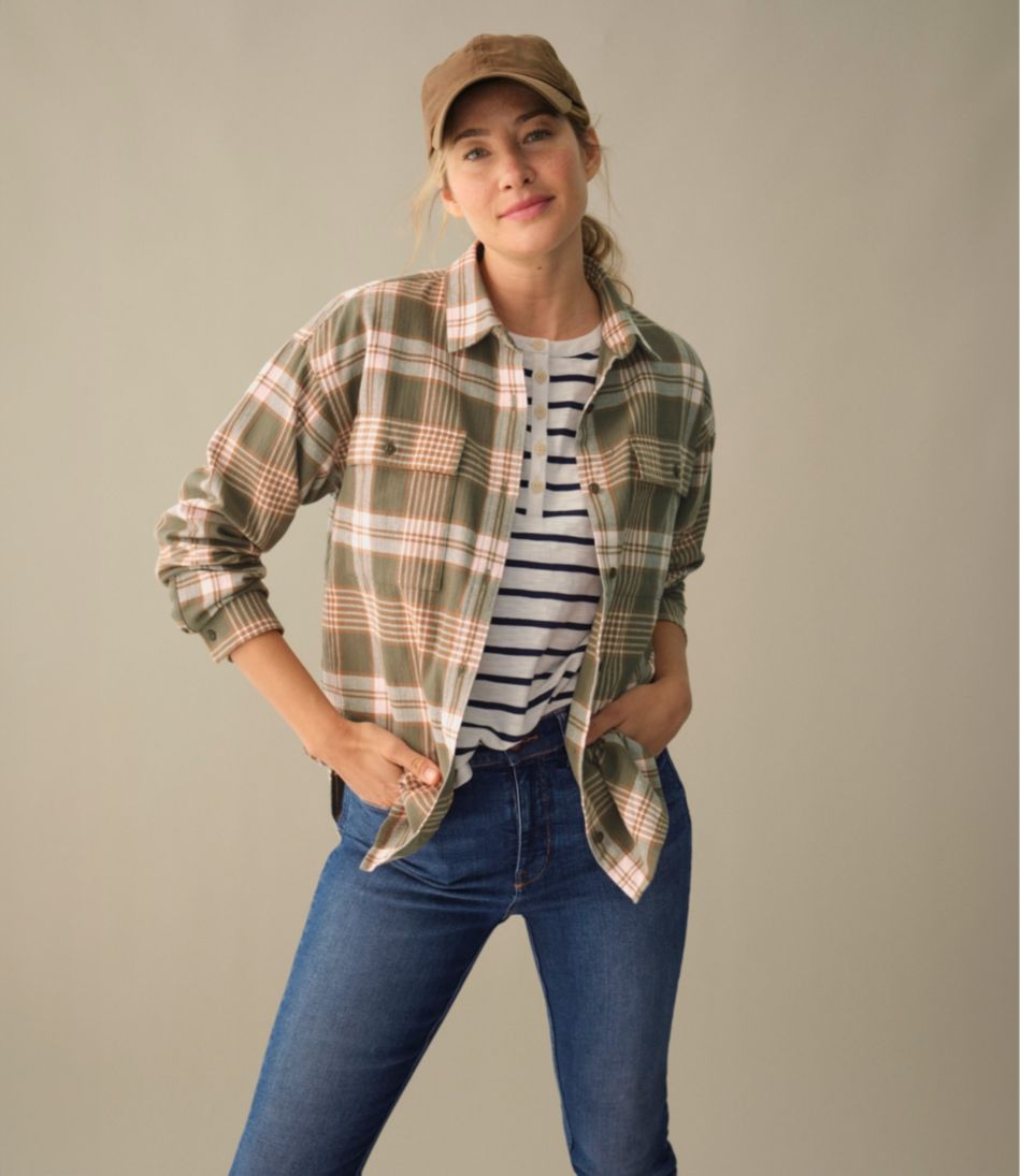 L.L.BeanWomen's Signature Camp Flannel Shirt