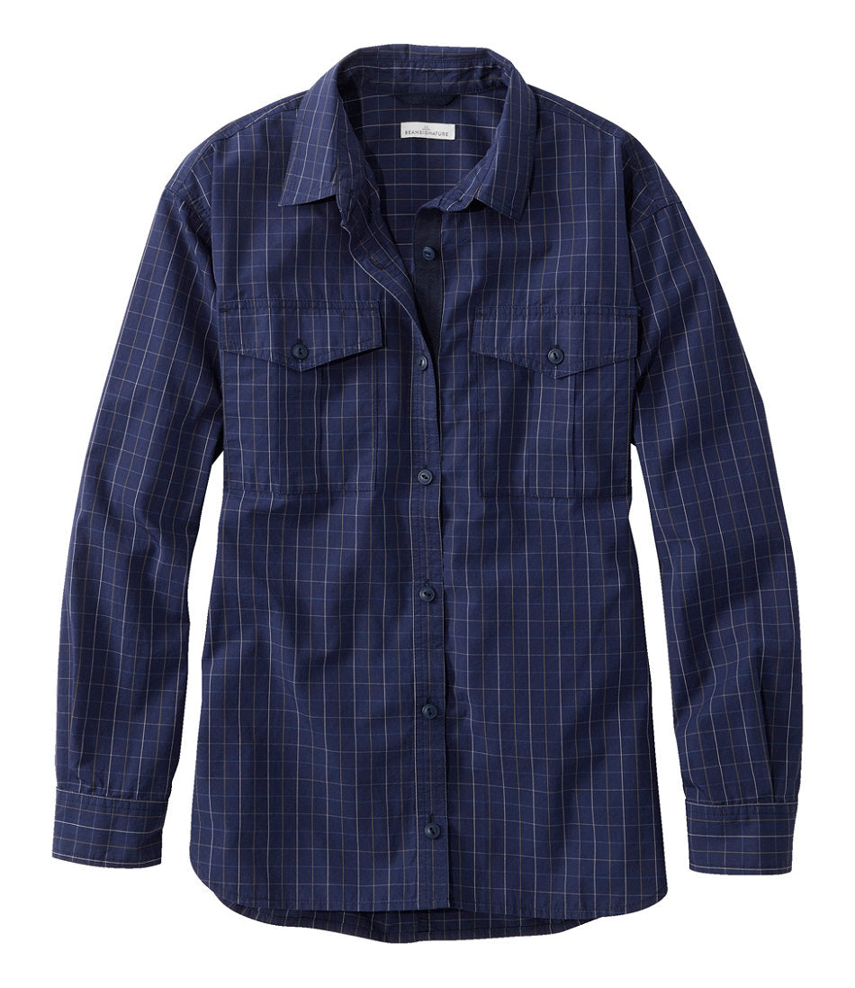 Bright Navy Plaid,X-Small