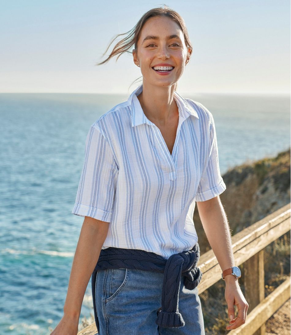 L.L.BeanWomen's Cloud Gauze Shirt, Polo