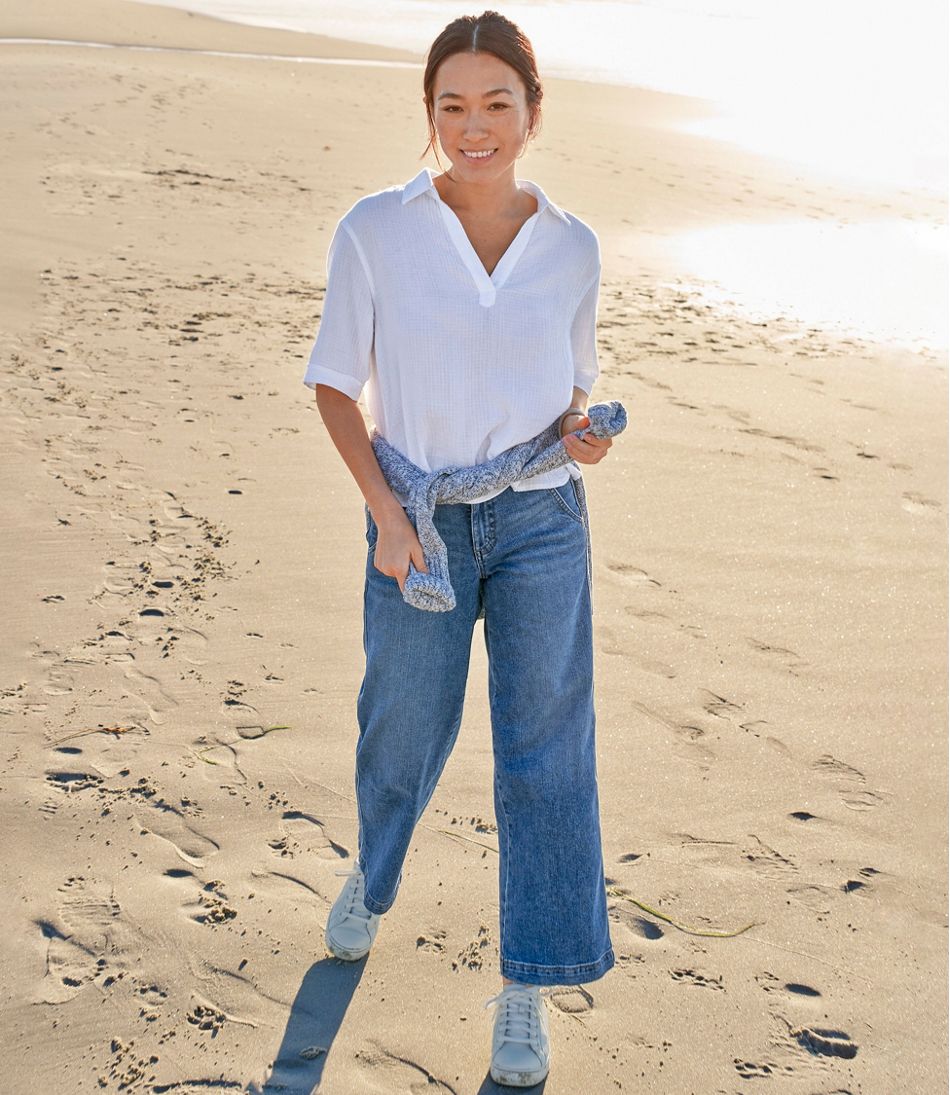 L.L.BeanWomen's Cloud Gauze Shirt, Polo
