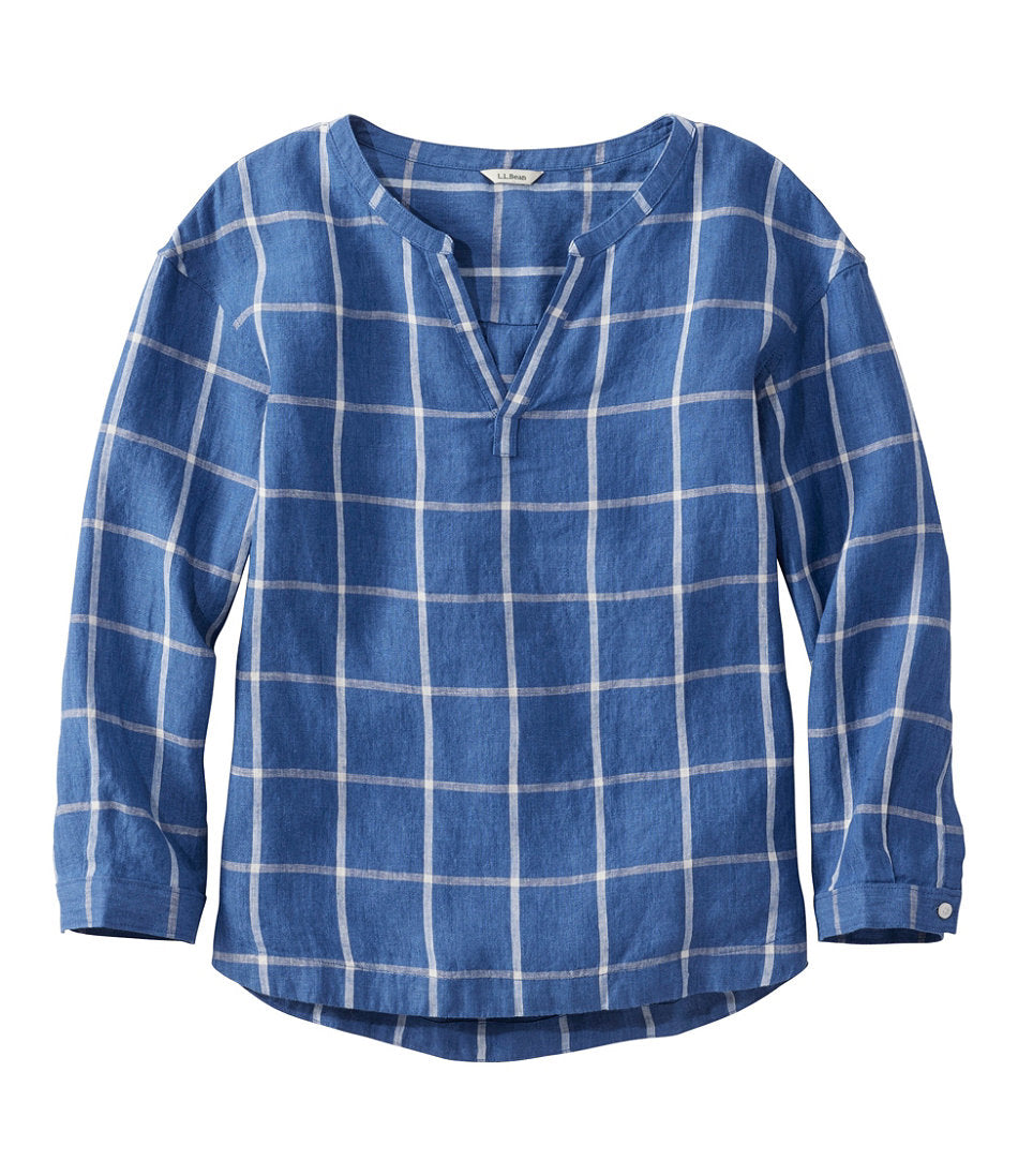Deep Blue Windowpane,X-Small