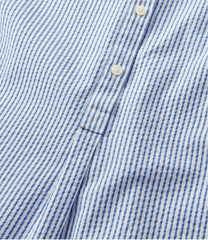 L.L.BeanWomen's Vacationland Seersucker Shirt, Short-Sleeve Popover Stripe