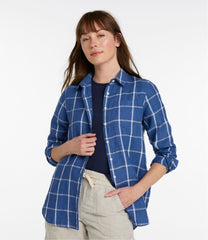 L.L.BeanWomen's Premium Washable Linen Shirt, Tunic Stripe