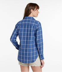 L.L.BeanWomen's Premium Washable Linen Shirt, Tunic Stripe