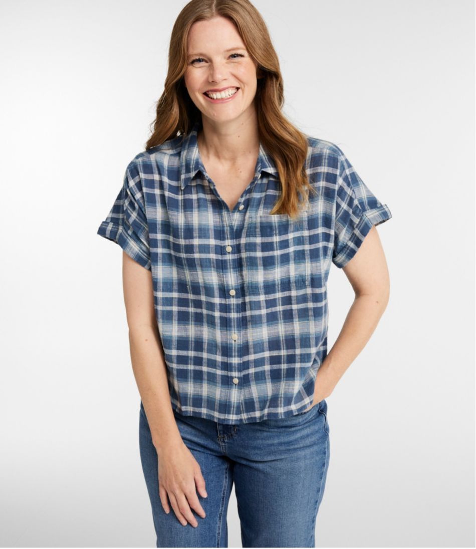 L.L.BeanWomen's Day Breeze Shirt, Short-Sleeve Button-Front