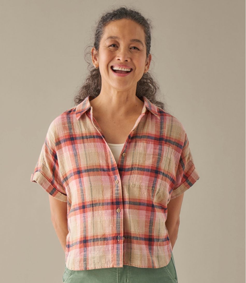 L.L.BeanWomen's Day Breeze Shirt, Short-Sleeve Button-Front
